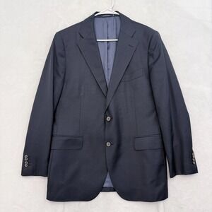 Suitsupply Lazio Suit Jacket Men 44 Blue Pure Wool S110 Vitale Barberis Canonico